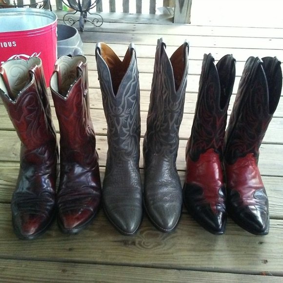 Laredo Other - BUNDLE! 3 Pair Cowboy Boots Mens' 9
